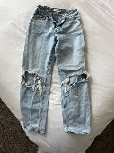 Abercrombie & Fitch The Dad High Rise Curve Love Jean -