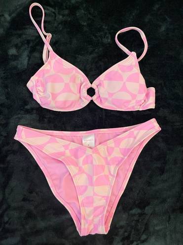 Target Pink Patterned Bikini Set