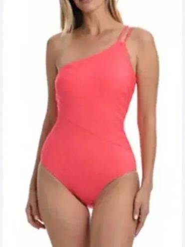 La Blanca New!  Linea Costa One Shoulder One Piece Swimsuit