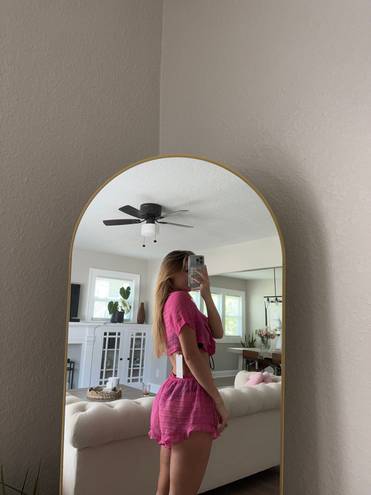 Revolve Pink Bikini Cover Up