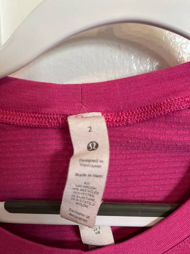 Lululemon Swifty Tech Long Sleeve Top Pink