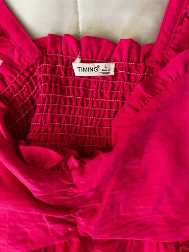 Hot Pink Top Size L