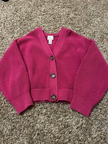 ZARA Pink Sweater Cardigan