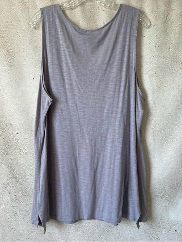 Cynthia Rowley  Gray Jeweled Tank Top