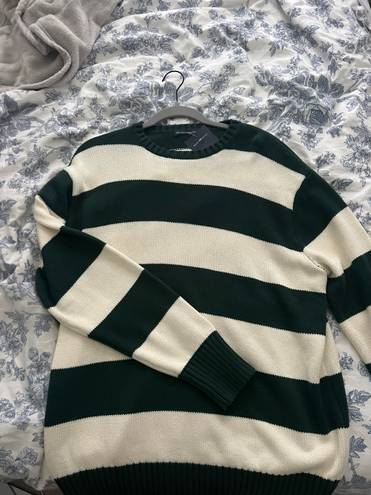 Brandy Melville Brianna Cotton Thick Stripe Sweater