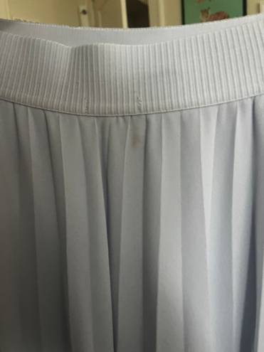 H&M Blue Pleated Skirt