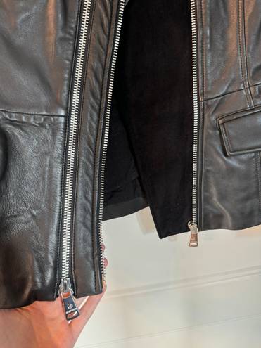 Bernardo Suede Leather Jacket