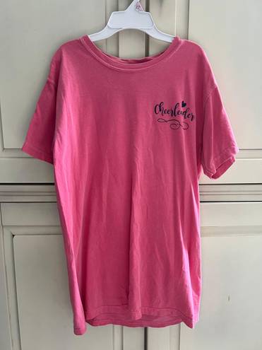 Comfort Colors Cheer T-shirt Pink Small