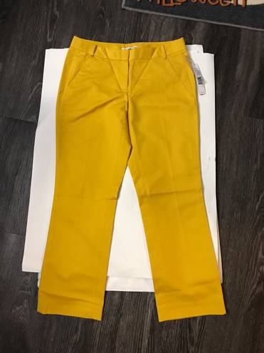 T Tahari Sunflower Straight Crop Trouser Size 2