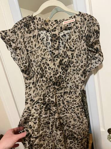 Rebecca Taylor Leopard Print Dress