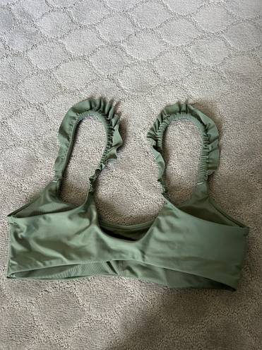 Aerie Green Ruffle Bikini