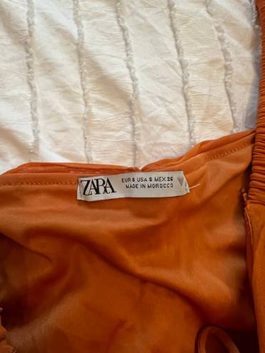 ZARA Orange Mini Dress