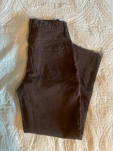 Universal Threads Chocolate Brown Straight Leg Jeans