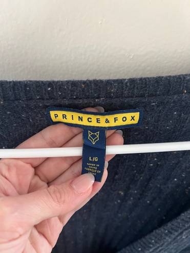 Aeropostale Fox Prince Navy Cropped Cardigan