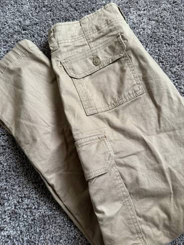 Khaki Cargo Pants Tan Size M