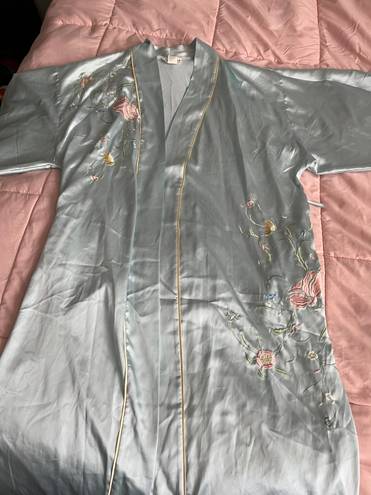 Natori Silk Floral Kimono Robe