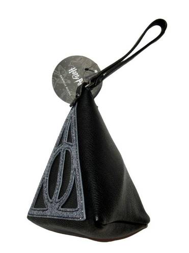 Danielle Nicole NWT  x Harry Potter Glitter Deathly Hallows Pyramid Wristlet