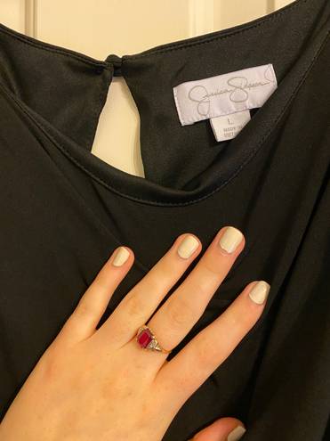 Jessica Simpson Black Dress With Cutout Shoulders