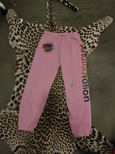 Aviator Nation Pink Sweat Pants