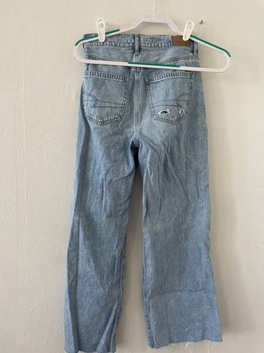 American Eagle super high rise baggy wide leg jeans