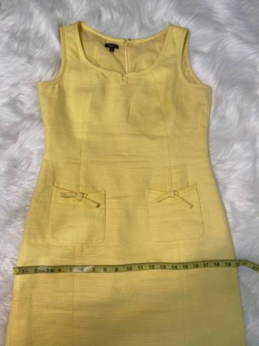 Talbots Linen Blend Sheath Dress Size 6