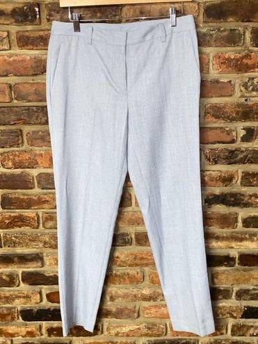 DKNY  Gray Flat Front Cropped Ankle Chino Dress Pants Women's Size 6