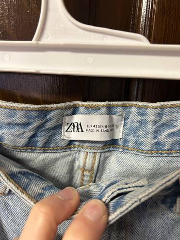 ZARA High Waisted wide Leg Jeans