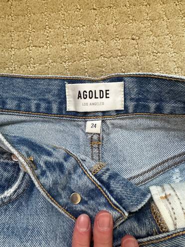 AGOLDE Jaden High Rise Cutoff Shorts