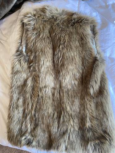 Banana Republic Faux Fur Vest