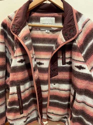 American Eagle Outfitters Fleece Jacket Size S