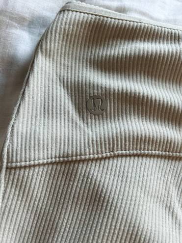 Lululemon Brushed Softstreme Ribbed Zip Flared Pant 32.5" 