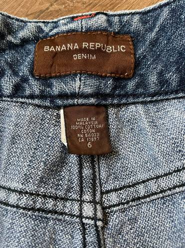 Banana Republic Denim Bootcut Flare jeans 100% cotton Distressed Women’s size 6