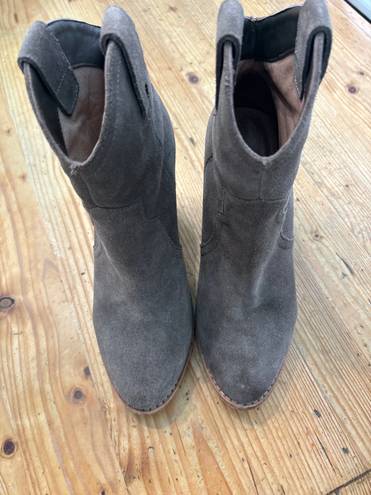 Joie Grey Cowboy Boots