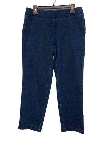 J.Jill Women's Purejill  Indigo Slim Crop Jeggings Size Small GUC #2886