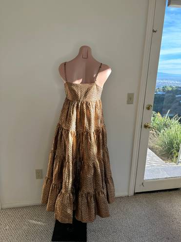 Scotch & Soda  Metallic Seersucker Maxi Dress 