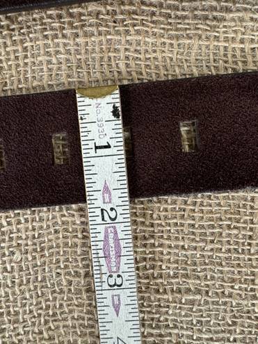 Calvin Klein Vintage  Chocolate Brown Suede Leather Belt M 29-33 Inches