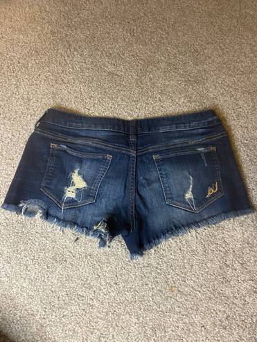 EXPRESS Ripped Jean Shorts