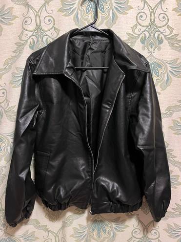 Vintage Leather Jacket Black