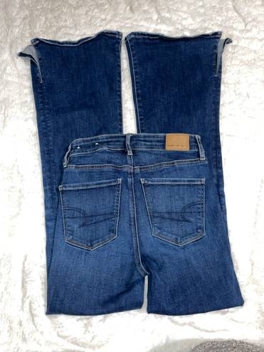 American Eagle Slit Side Flare Jeans sz.00