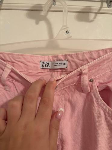 ZARA light pink jeans