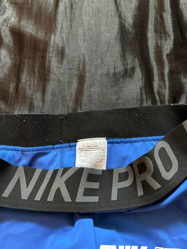 Nike Pro Blue Spandex