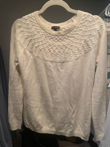 Talbots Ivory Sweater