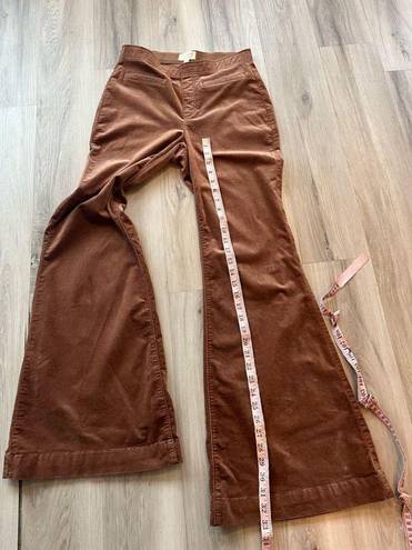 Pilcro  28 Brown Flare Leg Corduroy Pants