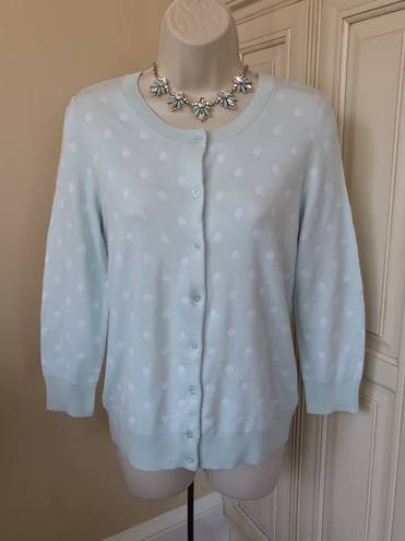 Talbots Mint Green Cardigan