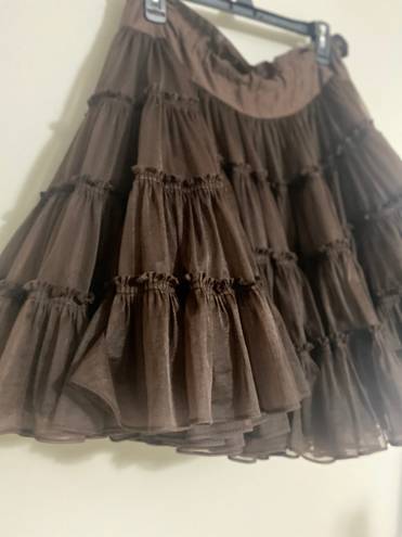 brown tutu Size M