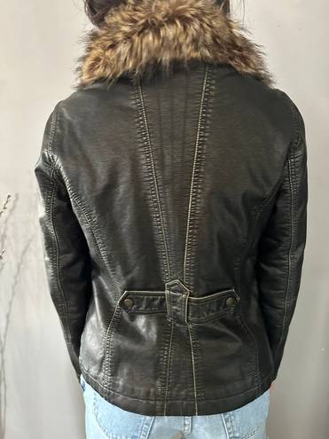 Dress Barn Leather Jacket