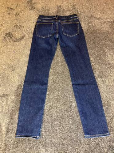 Veronica Beard Brooke Skinny Mid-Rise Bright Blue Cut #318 ( 25/0 )