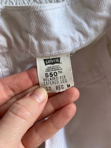 Levi’s Vintage 550 White Jeans