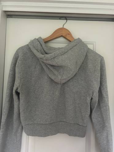 Brandy Melville Gray Crystal Hoodie