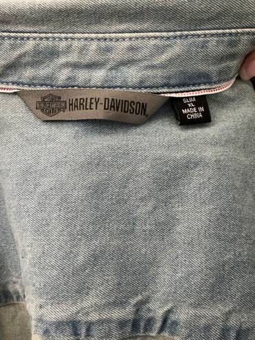 Harley Davidson Button Up